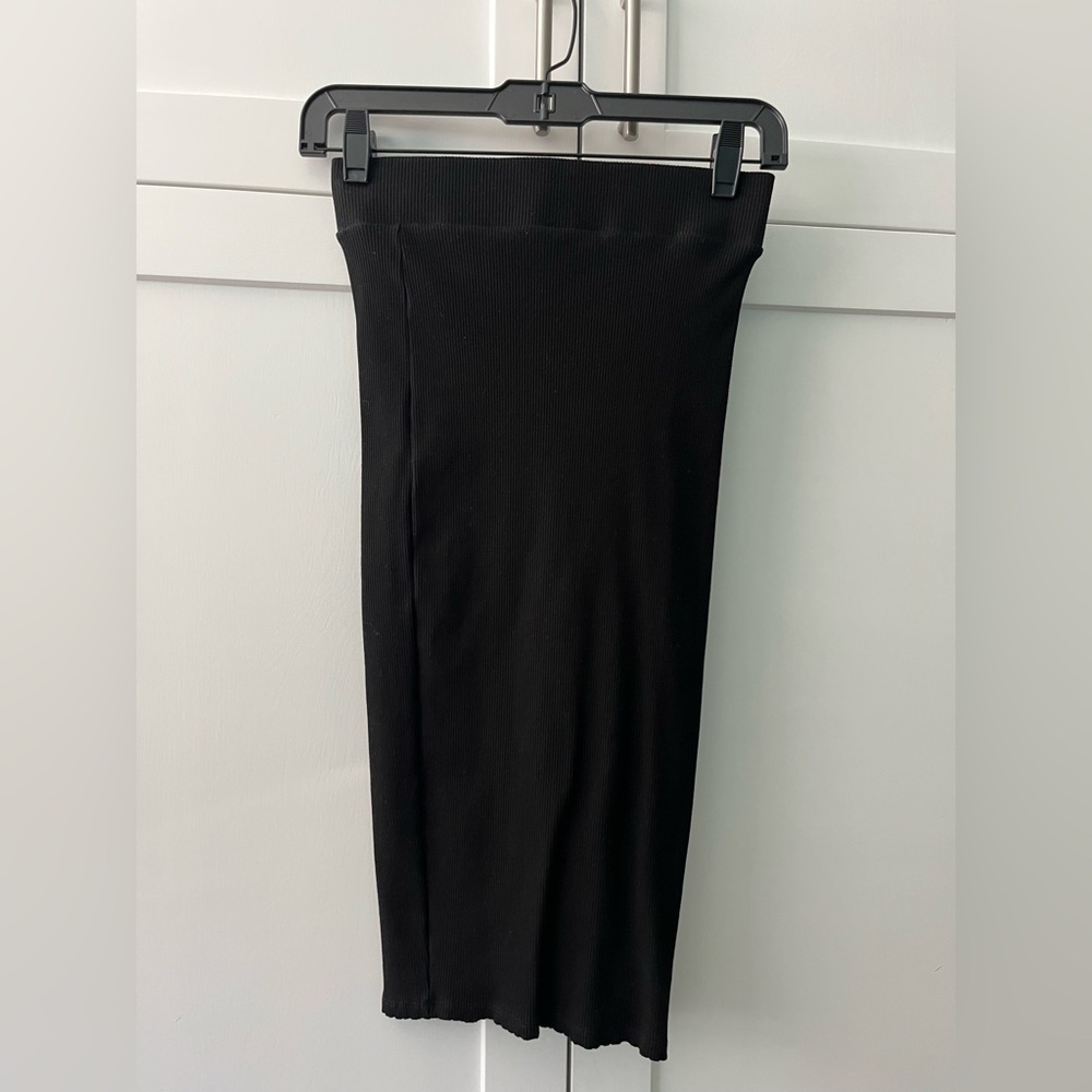 naked wardrobe midi skirt